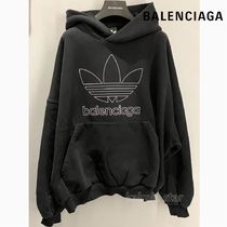 ●送料込●BALENCIAGA●ADIDAS ラージフィット フーディ