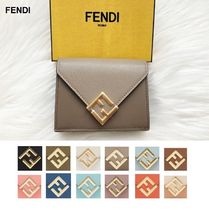 【FENDI/フェンディ】FFダイヤモンド 三つ折り 折りたたみ財布