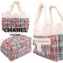 レアVintage*CHANEL*クーン バッグ ツイードルック トートバッグ