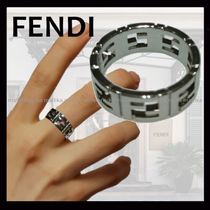 国内発【FENDI】FFリング　シルバーカラーリング