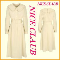 ■NICE CLAUP(ナイスクラブ)Big collar volume one piece