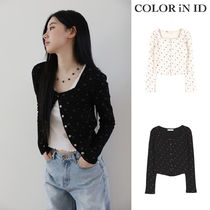 【COLOR iN ID】Poe flower snap cardigan