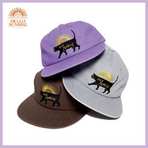 ★Hello Sunrise★ Washed Sunrise Cat Logo 6Panel Cap