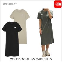 [ノースフェイス] W'S ESSENTIAL S/S MAXI ドレス ★24SS★人氣