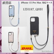 直営店買付☆PRADA☆サフィアーノ iPhone15ProMax対応ケース