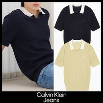 【CALVIN KLEIN】CKJ カラーショートスリーブセーター★送料無料