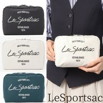 ■LeSportsac■ LOGO ラージスクエア型ポーチ