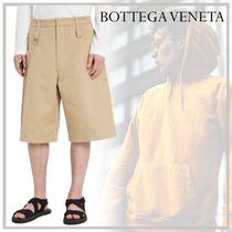 上品な【BOTTEGA VENETA】ワイドレッグショーツ コットン 24SS