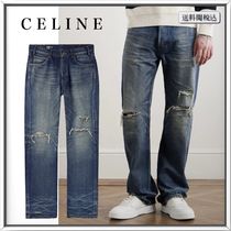 CELINE Kurt ストレートレッグ ダメージ ジーンズ 人気