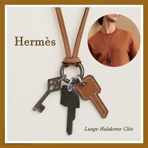 【HERMES】鍵が可愛い◎ロングネックレス Cles