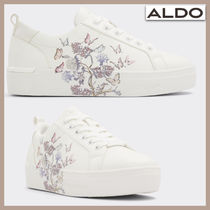 【ALDO】フラワー＆バタフライ柄 ★ 上品 ★ 厚底★ スニーカー