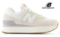 ☆大人気☆New Balance 574 厚底スニーカー Light Gray