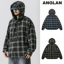 【ANGLAN】Tartan Check Hood Shirt