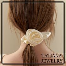 【TATIANA】Innocent Rose Scrunch 韓国発 シュシュ