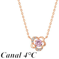 大人気★Canal 4℃ シルバー ネックレス★フラワーモチーフ 上品