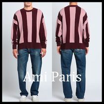 ［関税送料込］Ami Paris/アミ パリス　ストライプ プルオーバー