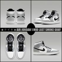 【大人気】★ナイキ★AIR JORDAN 1 MID GRAY 早い者勝ち!!