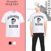 alexander mcqueen Tシャツ・カットソー ■ALEXANDER MCQUEEN スカレッタロゴ半袖Tシャツ