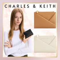 【CHARLES&KEITH】Midori ジオメトリックトップジップウォレット