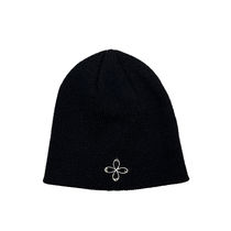 【SURGERY】surgery clover logo short beanie 'black'