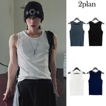 【2plan】Brie line cutting tank top