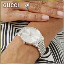 ★人気商品★GUCCI G-Timeless Quartz Silver Dial Unisex Watch