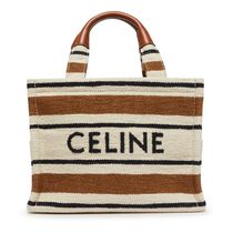 CELINE スモール カバ タイスジャカード ストライプテキスタイル