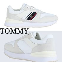 TOMMY JEANS トミー スニーカー ロゴ ホワイト ストライプ