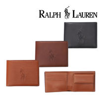 ラルフローレン 財布  POLO RALPH ポロ 折り ミニ財布 レザー 革