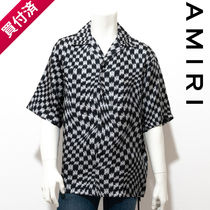 【国内即発】AMIRI WAVY MA S/S SHIRT シルク半袖シャツ