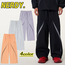 ●NERDY● Conceal zipper woven pants (4色) unisex