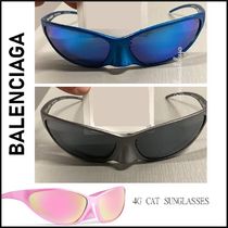 BALENCIAGA＊4G CAT SUNGLASSES マットミラーサングラス＊送料込