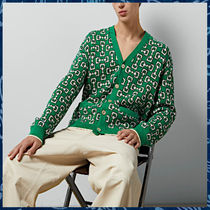 GUCCI《ホースビット コットン ピケ カーディガン》GREEN 直営