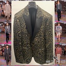 ETRO シングルブレスト ペイズリー柄 テーラードジャケット