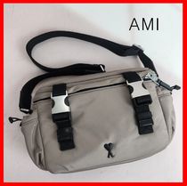 ★人気★【AMI】★AMI PARIS メッセンジャー ショルダーバッグ★