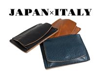 BOXなしで激安 超ミニミニ財布　イタリアン　高級レザー　日本製