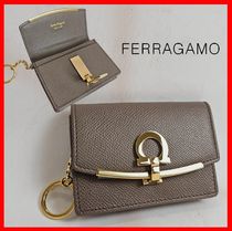 ★【FERRAGAMO】★ガンチーニ キーリング付 カードケース★