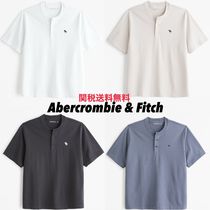 Abercrombie & Fitch アバクロ アイコン ヘンリーTシャツ 半袖