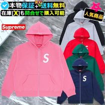 ★FW23★Supreme★送関込★話題のSロゴ ジップアップパーカー