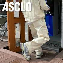 ASCLO Cotton Cargo Banding Pants (5color)