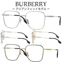 関税・送料込＊BURBERRY＊アルファベット ロゴ スクエア メガネ