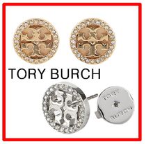 ☆韓国の人気☆【Tory Burch】☆クリスタル ロゴ ピアス☆