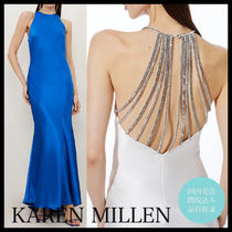 国内発・関税込 KAREN MILLEN*クリスタルマーメイドマキシドレス