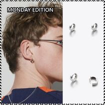 《MONDAY EDITION》 PLAIN HOOP EARRINGS