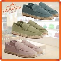 ★HERMES★トリップエスパドリーユ ゴートスウェード スリッポン