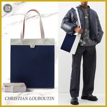 ☆Christian Louboutin☆Ruistote デニム＆レザートート