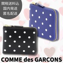 新作【COMME des GARCONS 】ポルカドット ジップアラウンド 財布