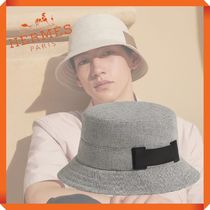 2024SS 人気★HERMES★バケットハット《フレッド・サングルH》