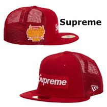 【完売レア】Supreme Box Logo Mesh New Era キャップ