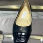 Jimmy Choo パンプス JCエンブレム☆Jimmy Choo LENI レザー フラット パンプス BLACK(4)